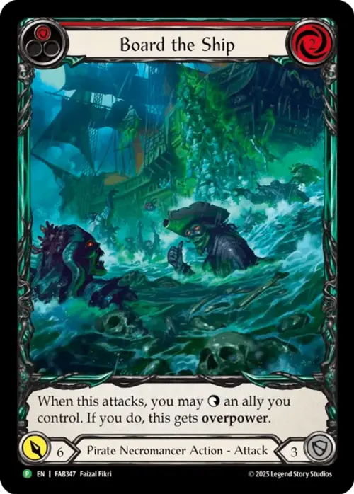 Board the Ship Card Front