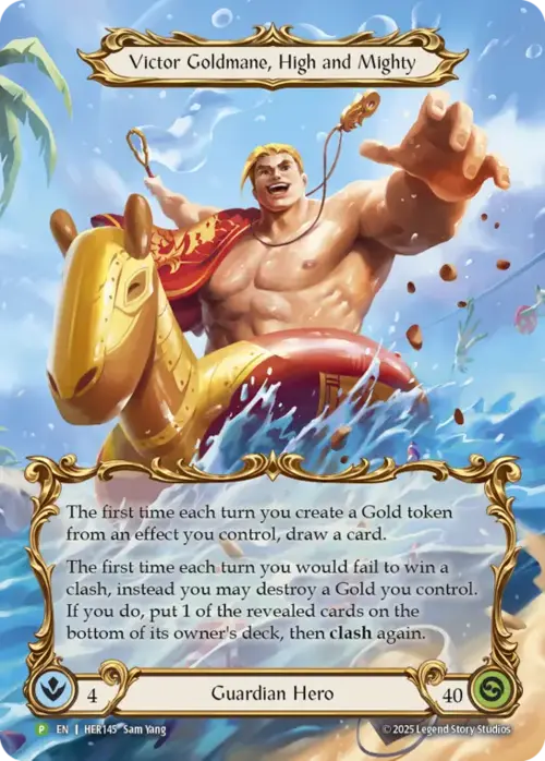 Victor Goldmane, High and Mighty Card Front