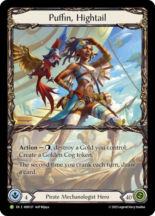 Puffin, Hightail Card Front