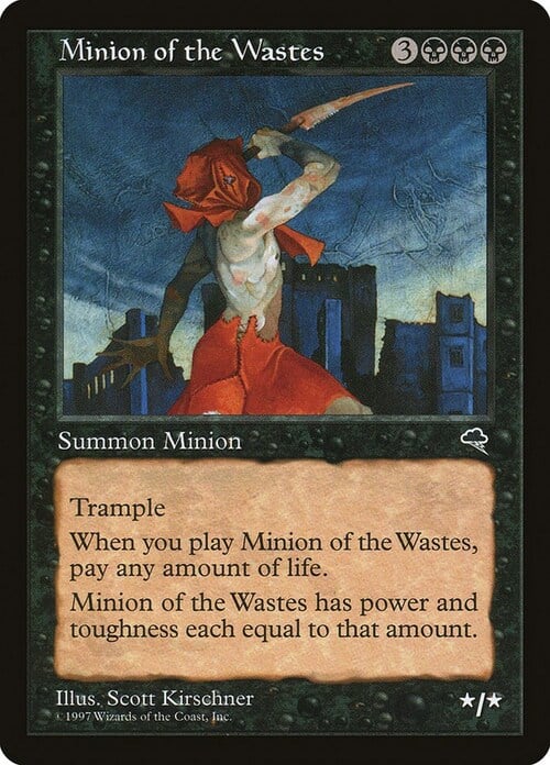 Minion of the Wastes Card Front