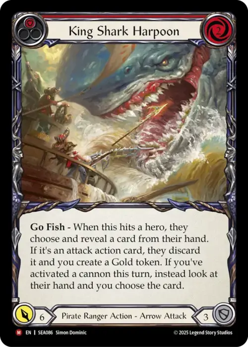 King Shark Harpoon Card Front