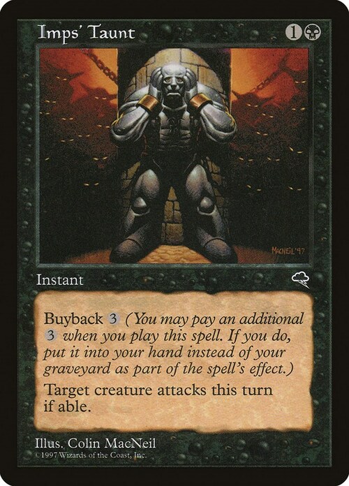 Imps' Taunt Card Front