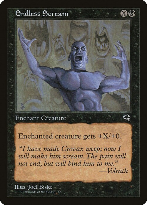 Endless Scream Card Front