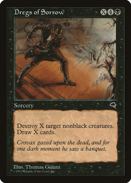 Dregs of Sorrow Card Front