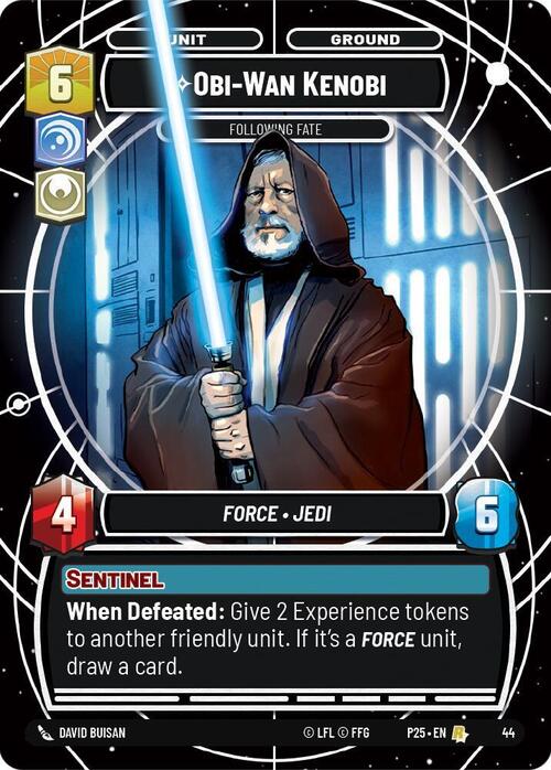 Obi-Wan Kenobi, Following Fate Card Front
