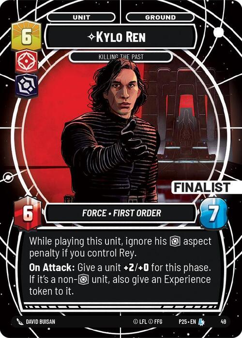 Kylo Ren, Killing the Past Card Front