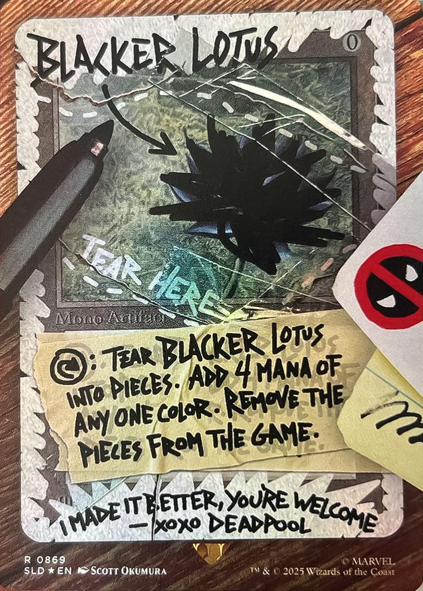 マジック：ザ・ギャザリング MTG secret lair Blacker Lotus foil Blacker Lotus Secret Lair Drop Series | Magic | CardTrader