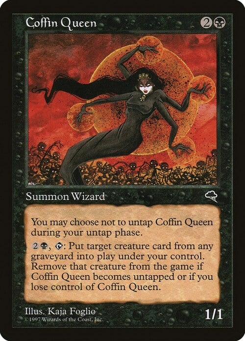 Coffin Queen Card Front
