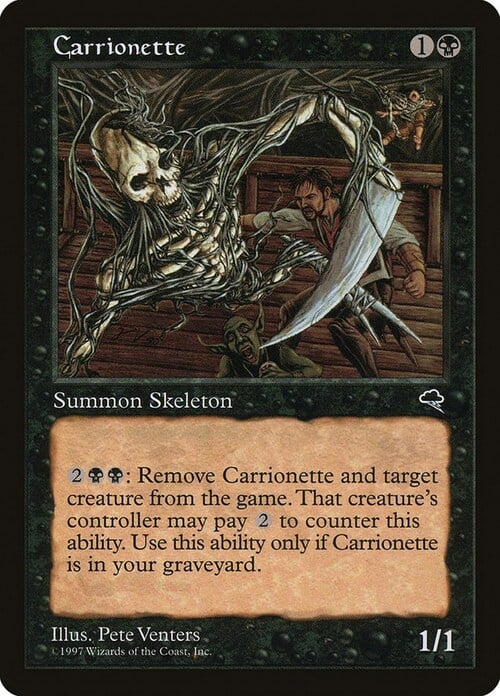 Carrionette Card Front