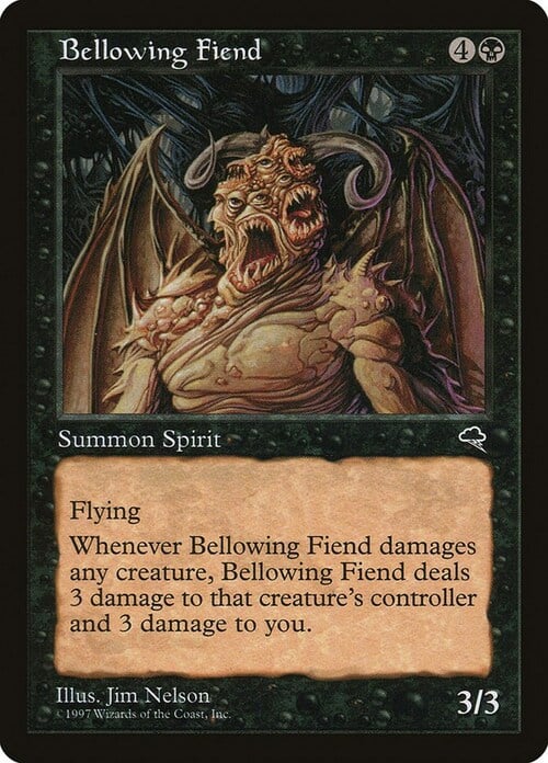 Bellowing Fiend Card Front