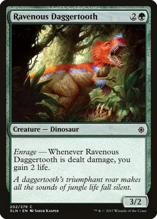 Ravenous Daggertooth Card Front
