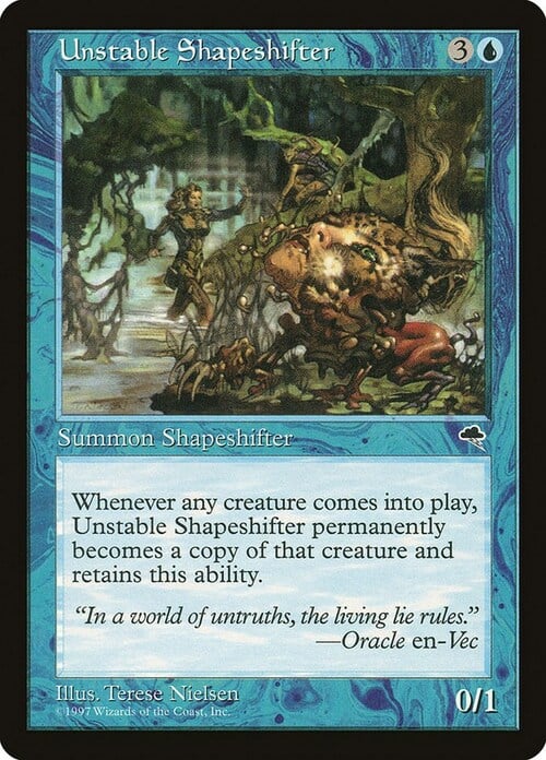 Unstable Shapeshifter Card Front