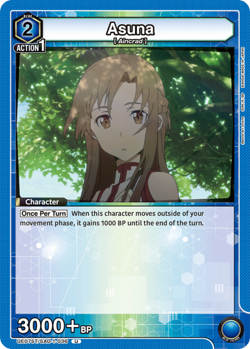 Asuna Card Front