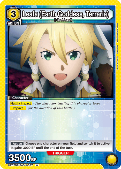 Leafa (Earth Goddess, Terraria) Card Front