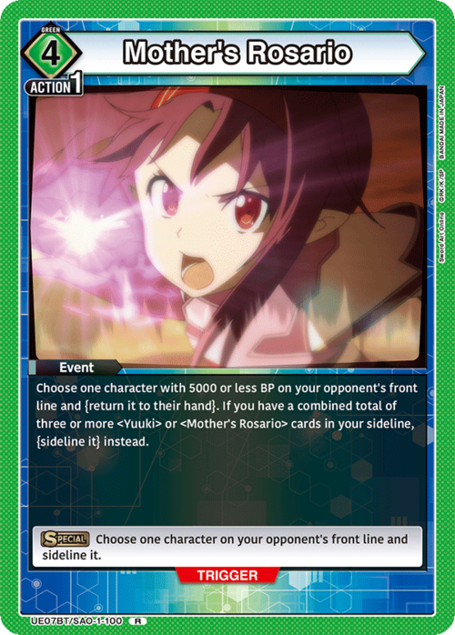 Mother's Rosario Card Front