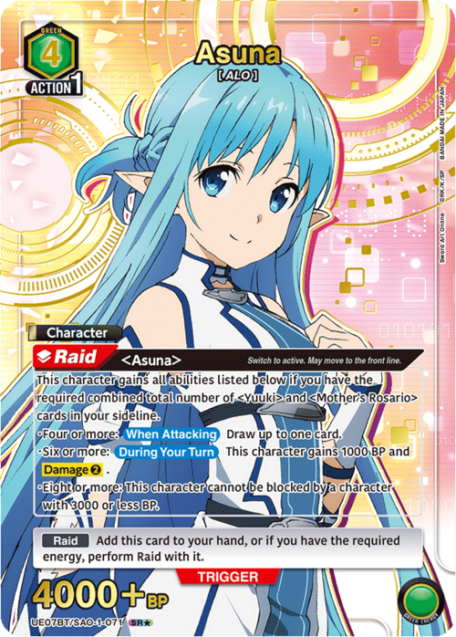 Asuna Card Front