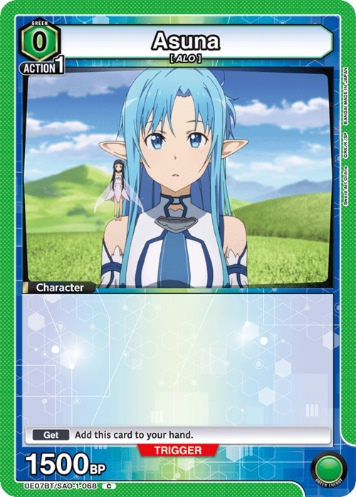 Asuna Card Front