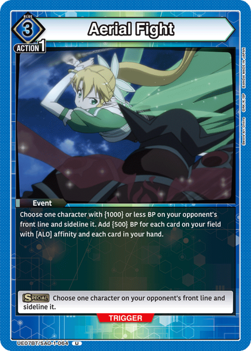 Aerial Fight Card Front