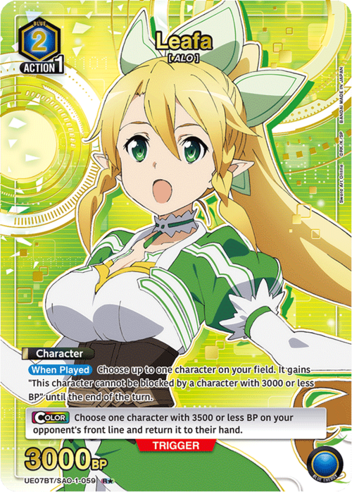 Leafa Card Front