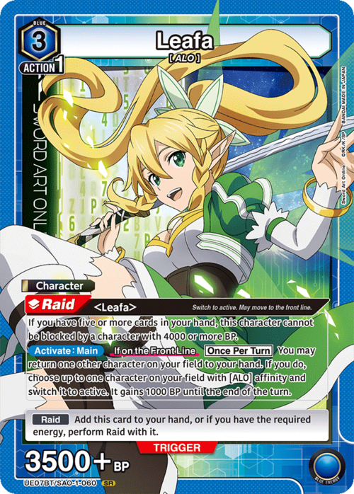 Leafa Card Front