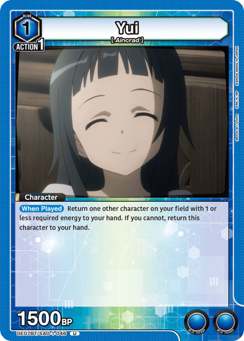 Yui Card Front