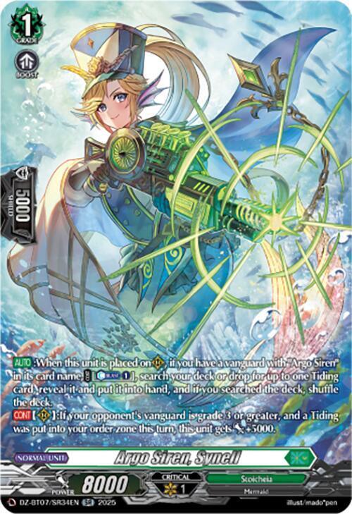 Argo Siren, Synell Card Front