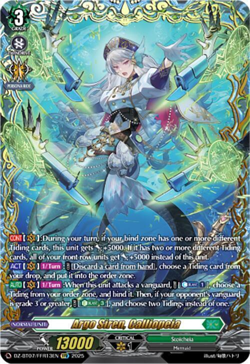 Argo Siren, Calliopeia Card Front