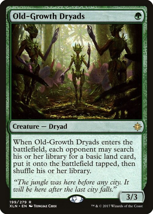 Old-Growth Dryads Card Front
