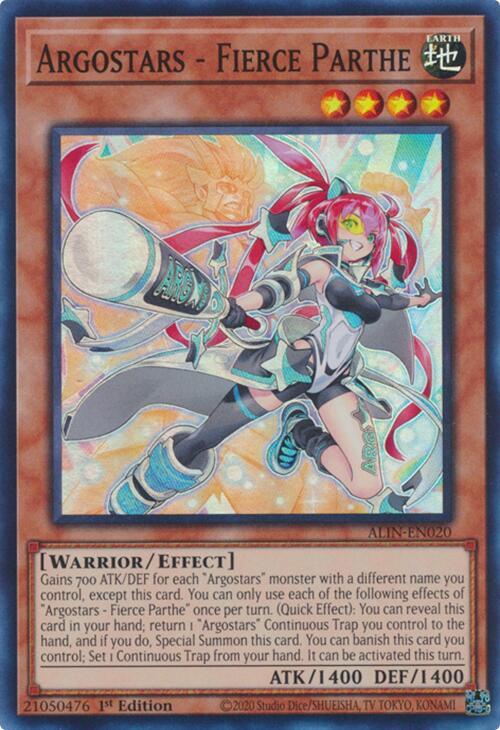 Argostars - Fierce Parthe Card Front
