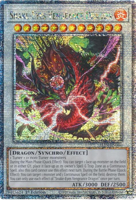 Snake-Eyes Vengeance Dragon Card Front