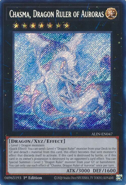 Chasma, Dragon Ruler of Auroras Card Front