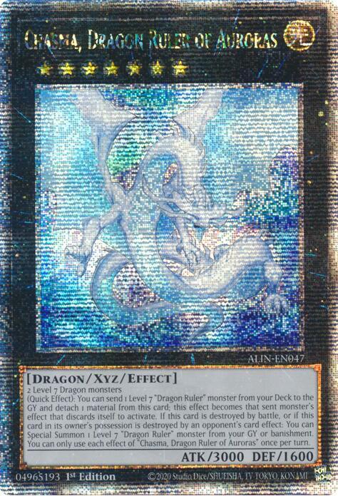 Chasma, Dragon Ruler of Auroras Card Front