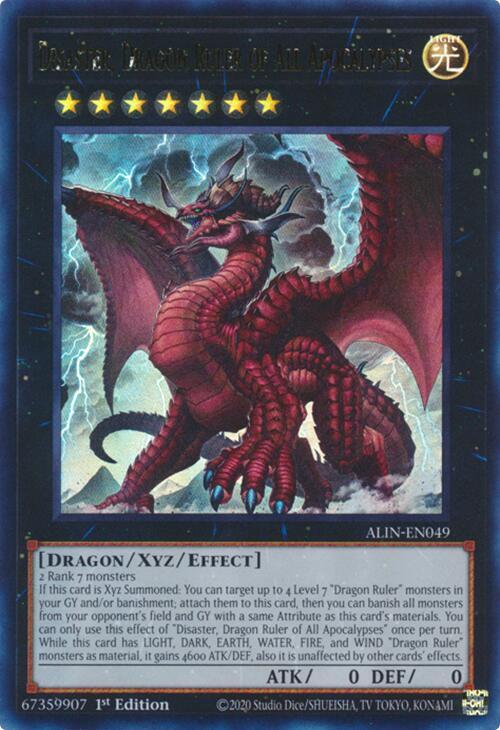 Disaster, Dragon Ruler of All Apocalypses Card Front