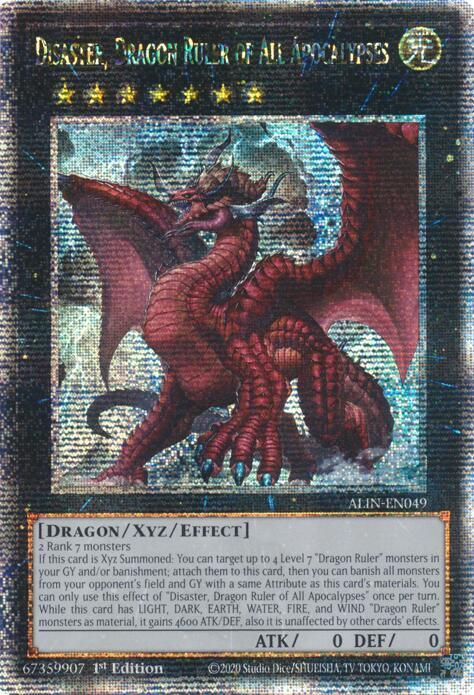 Disaster, Dragon Ruler of All Apocalypses Card Front
