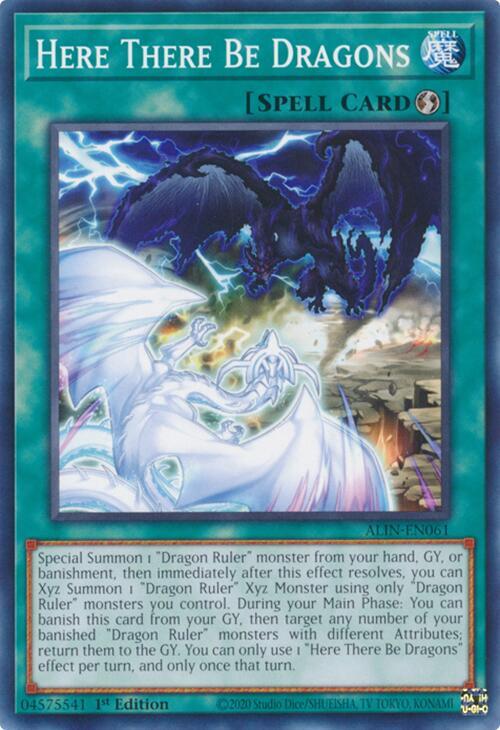 Here There Be Dragons Card Front
