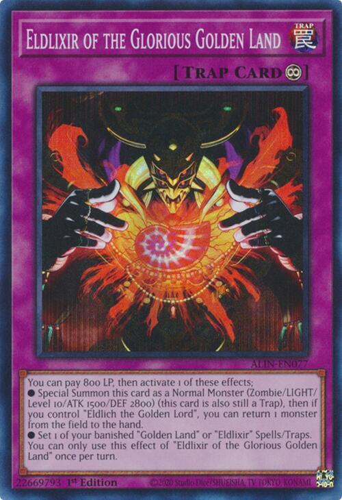 Eldlixir of the Glorious Golden Land Card Front