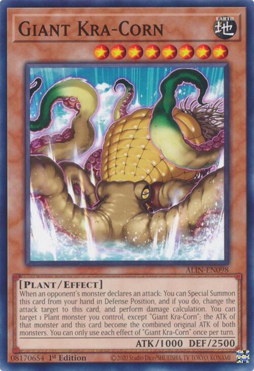 Giant Kra-Corn Card Front