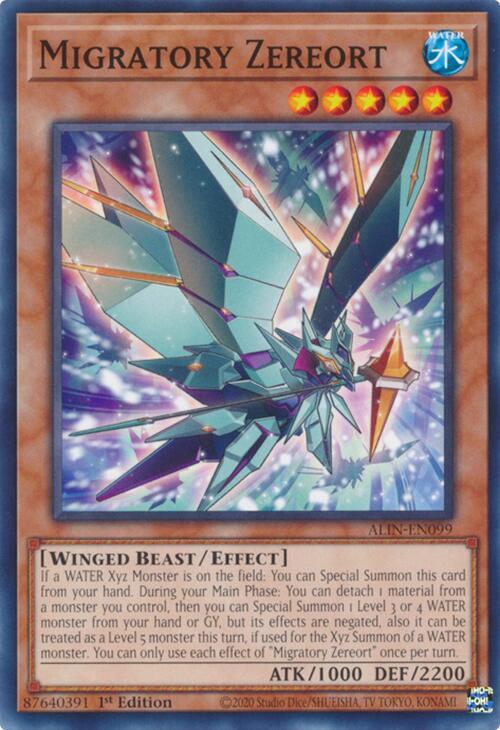 Migratory Zereort Card Front