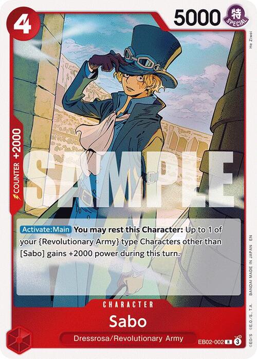 Sabo Card Front