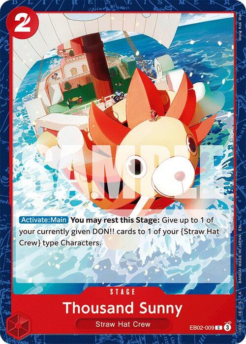 Thousand Sunny Card Front