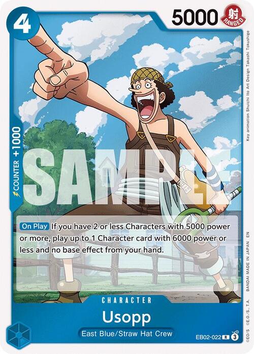 Usopp Card Front