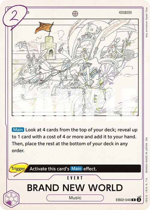 BRAND NEW WORLD Card Front