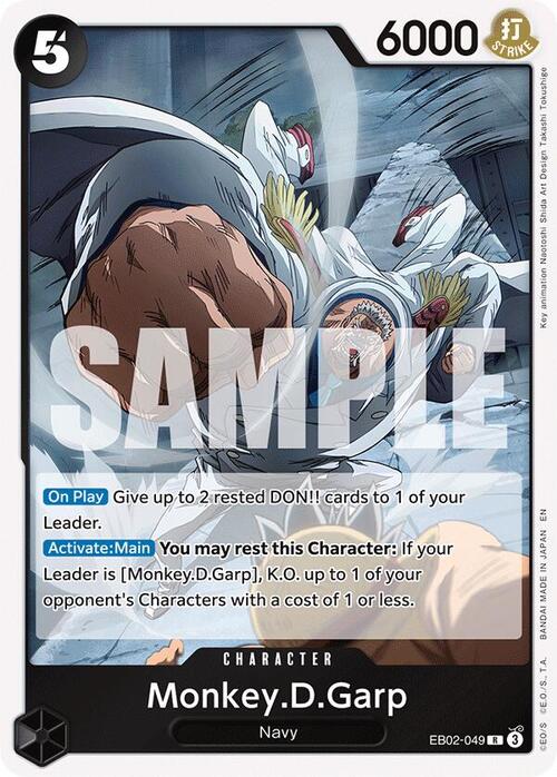 Monkey.D.Garp Card Front