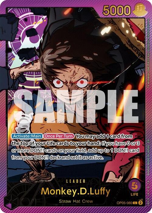 Monkey.D.Luffy Card Front