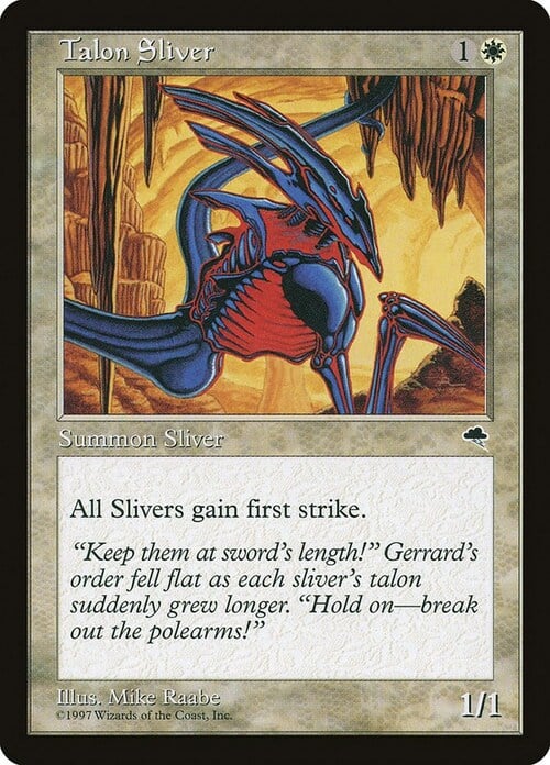 Talon Sliver Card Front
