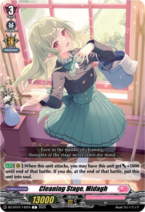 Cleaning Stage, Midagh Card Front