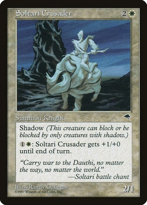 Soltari Crusader Card Front