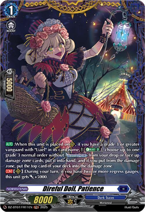 Direful Doll, Patience Card Front