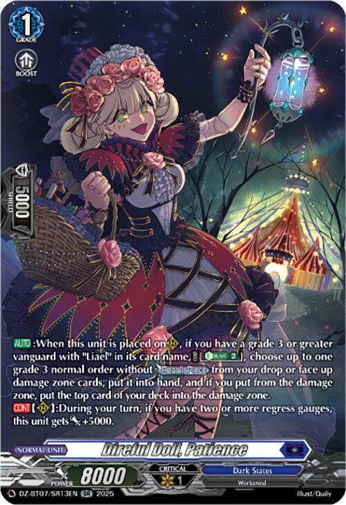 Direful Doll, Patience Card Front