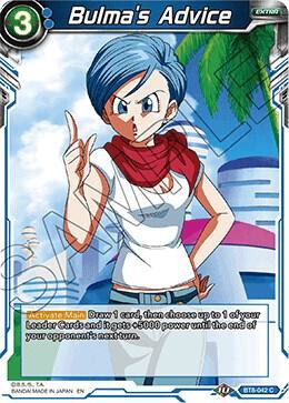 Bulma's Advice Card Front